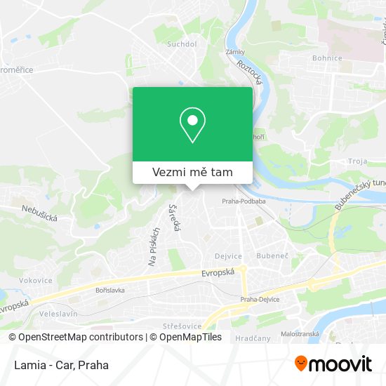 Lamia - Car mapa
