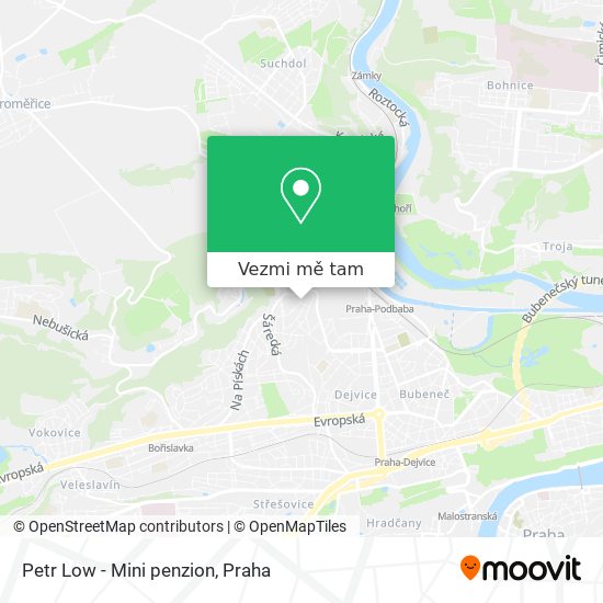 Petr Low - Mini penzion mapa