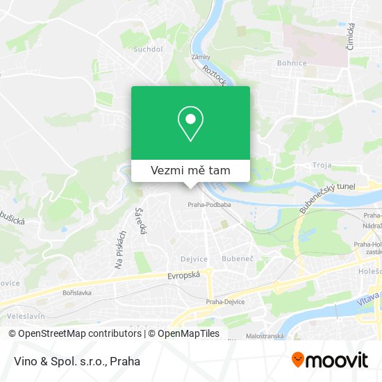 Vino & Spol. s.r.o. mapa