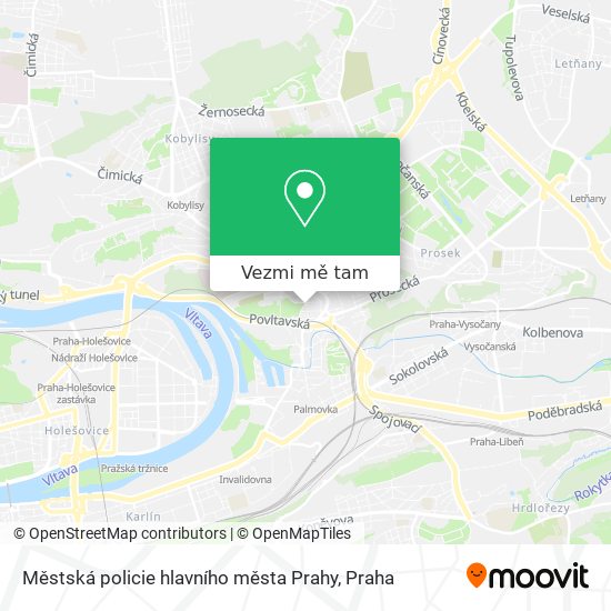 Městská policie hlavního města Prahy mapa