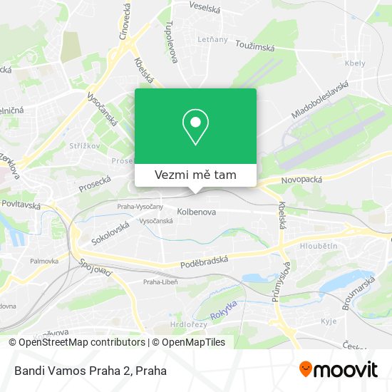 Bandi Vamos Praha 2 mapa