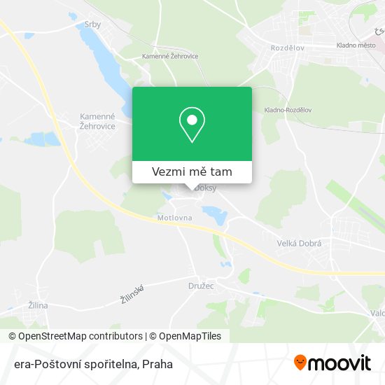 era-Poštovní spořitelna mapa