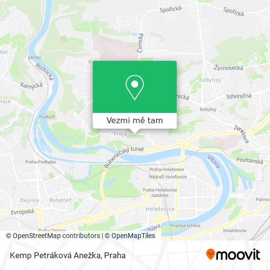 Kemp Petráková Anežka mapa