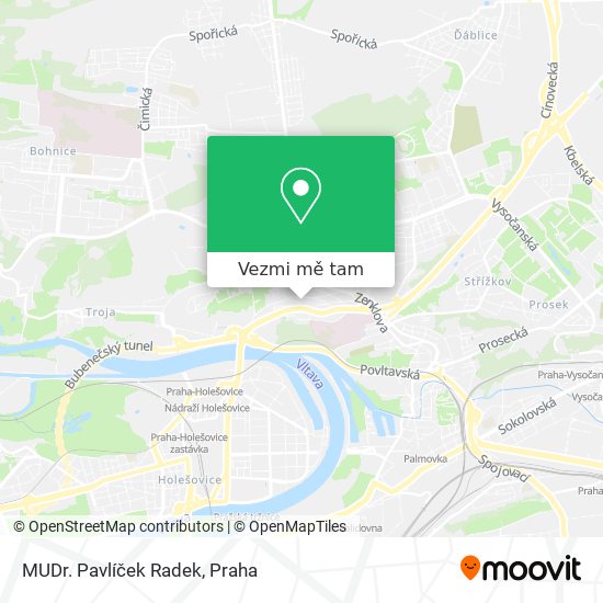 MUDr. Pavlíček Radek mapa