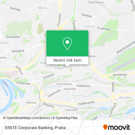 ERSTE Corporate Banking mapa