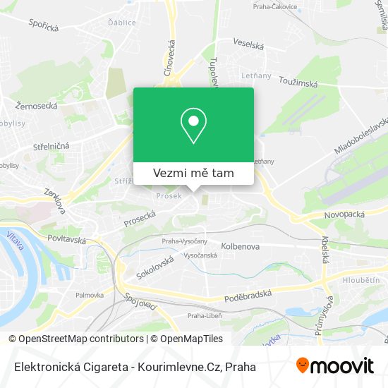 Elektronická Cigareta - Kourimlevne.Cz mapa