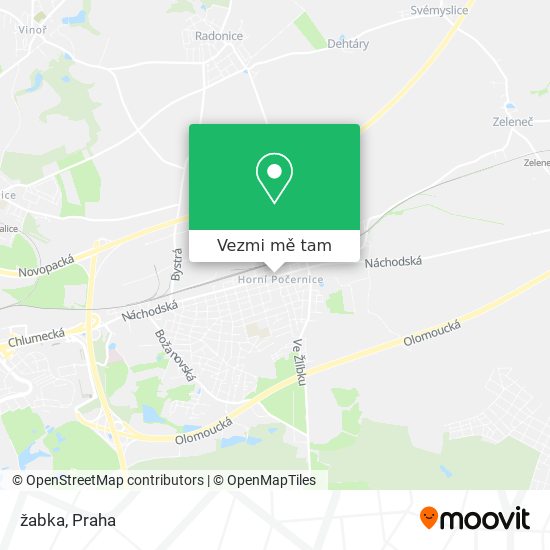 žabka mapa