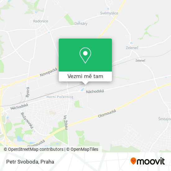 Petr Svoboda mapa