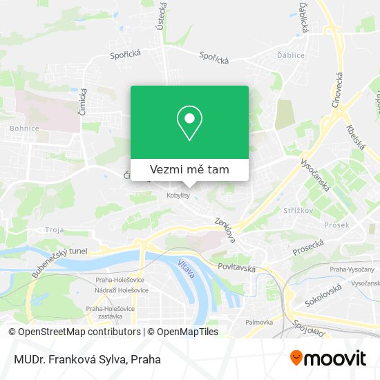 MUDr. Franková Sylva mapa