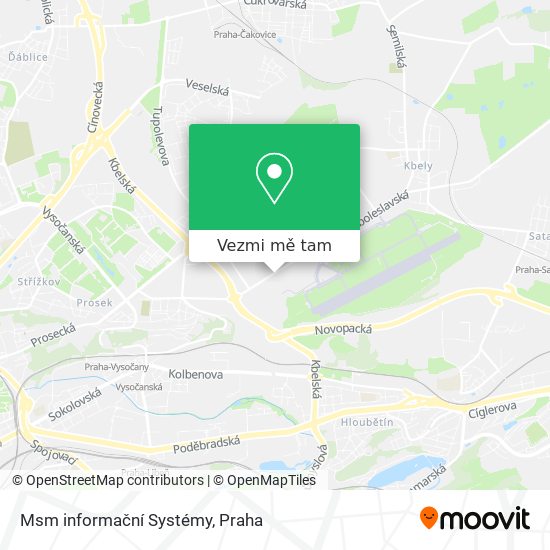 Msm informační Systémy mapa