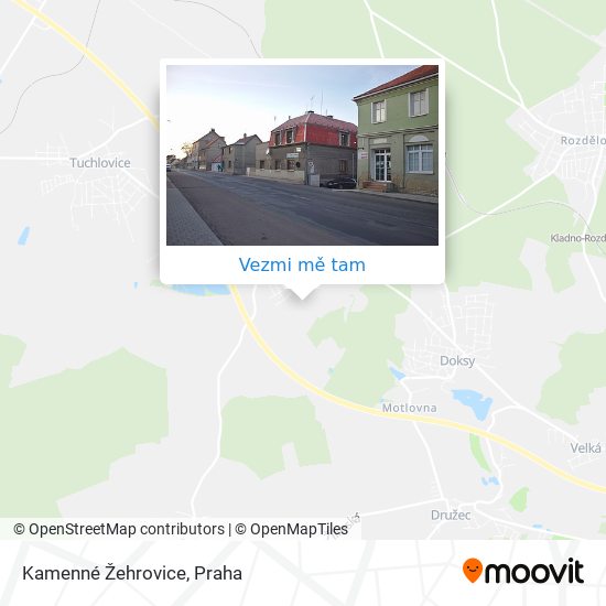 Kamenné Žehrovice mapa