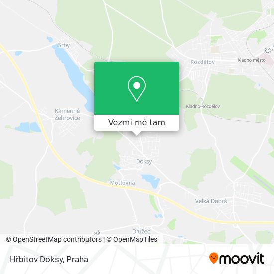 Hřbitov Doksy mapa