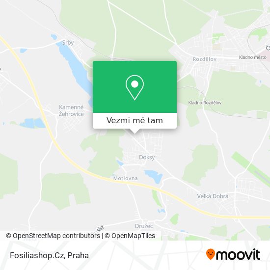 Fosiliashop.Cz mapa