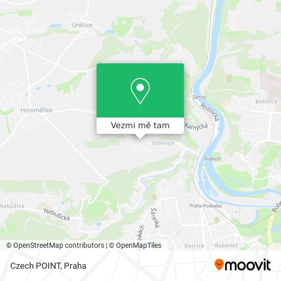 Czech POINT mapa