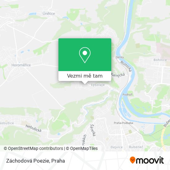 Záchodová Poezie mapa