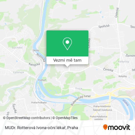 MUDr. Rotterová Ivona-oční lékař mapa