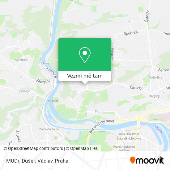 MUDr. Dušek Václav mapa