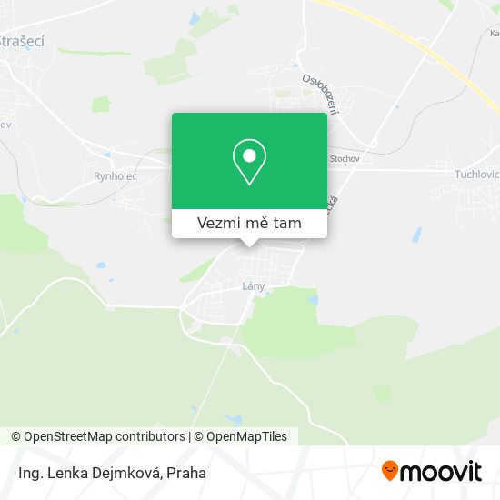 Ing. Lenka Dejmková mapa