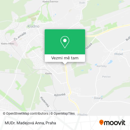 MUDr. Madejová Anna mapa