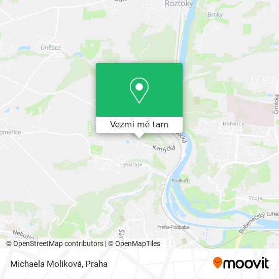 Michaela Molíková mapa