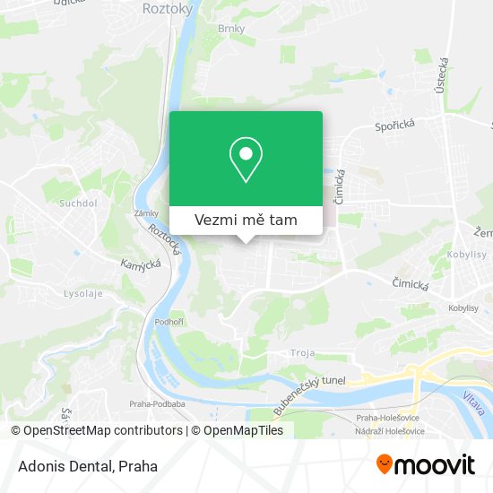Adonis Dental mapa