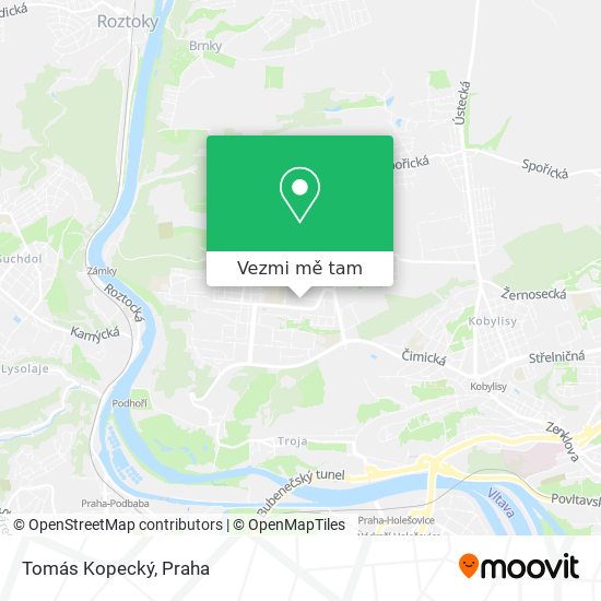 Tomás Kopecký mapa