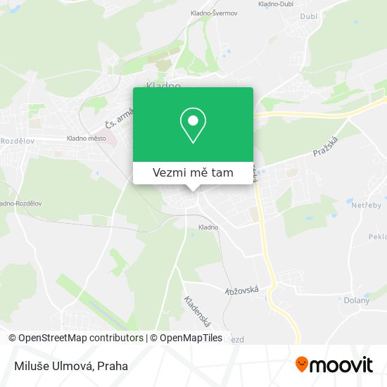 Miluše Ulmová mapa