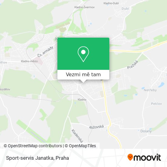 Sport-servis Janatka mapa