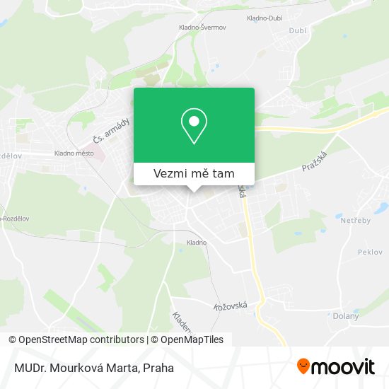 MUDr. Mourková Marta mapa