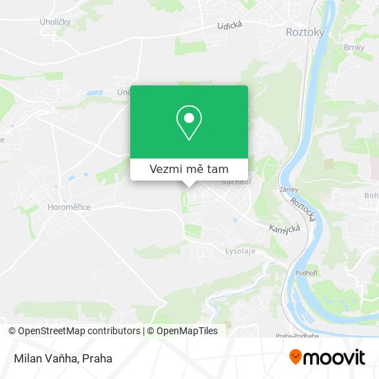 Milan Vaňha mapa