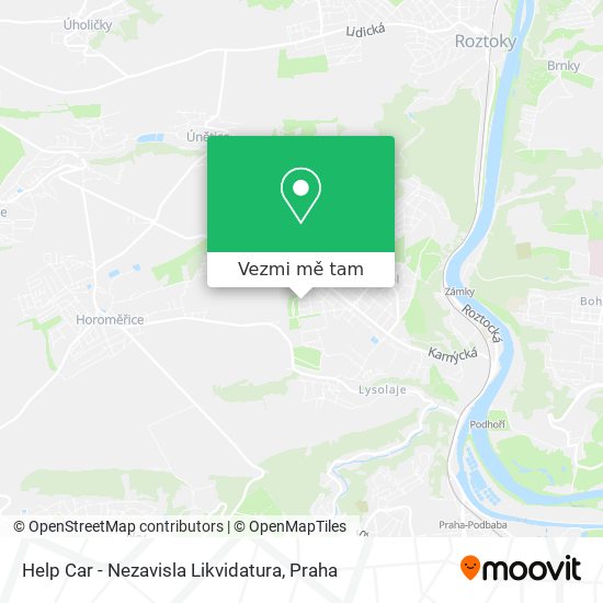 Help Car - Nezavisla Likvidatura mapa