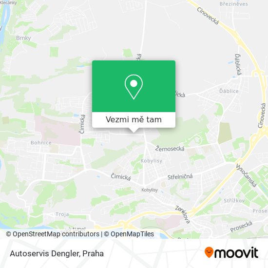 Autoservis Dengler mapa