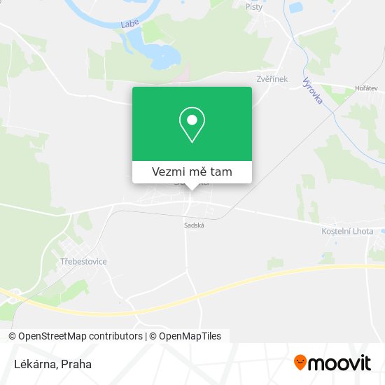 Lékárna mapa