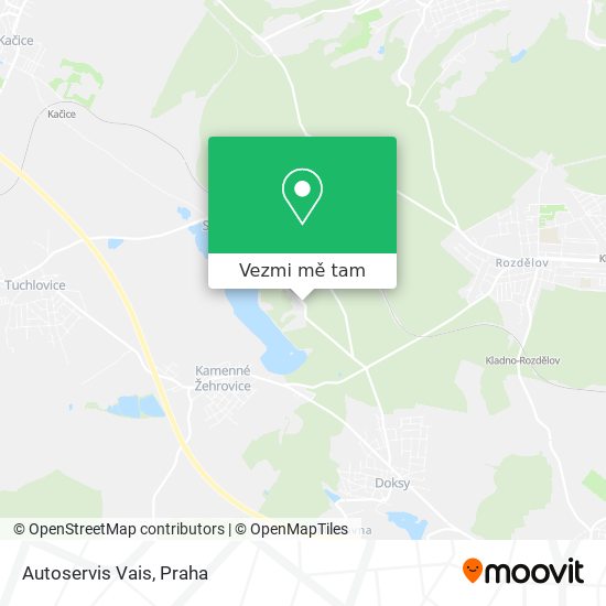 Autoservis Vais mapa