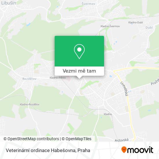 Veterinární ordinace Habešovna mapa