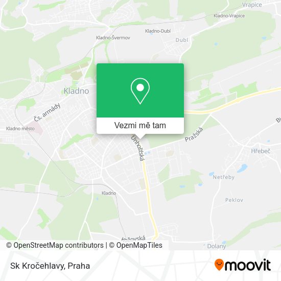 Sk Kročehlavy mapa