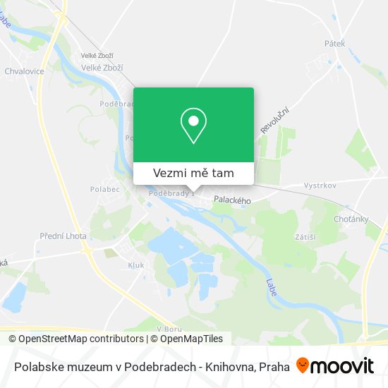 Polabske muzeum v Podebradech - Knihovna mapa