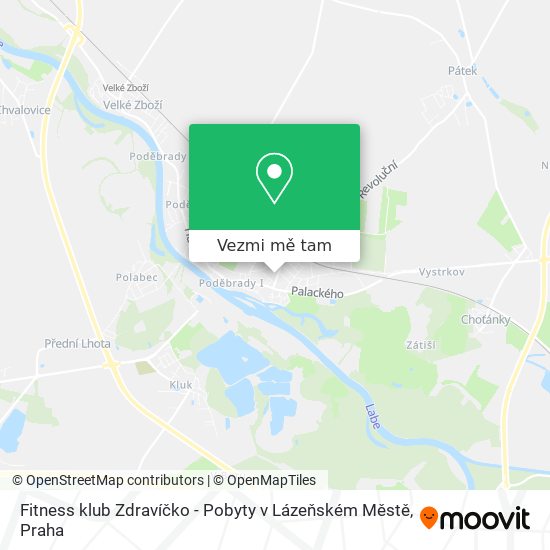 Fitness klub Zdravíčko - Pobyty v Lázeňském Městě mapa