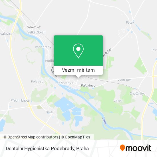 Dentální Hygienistka Poděbrady mapa