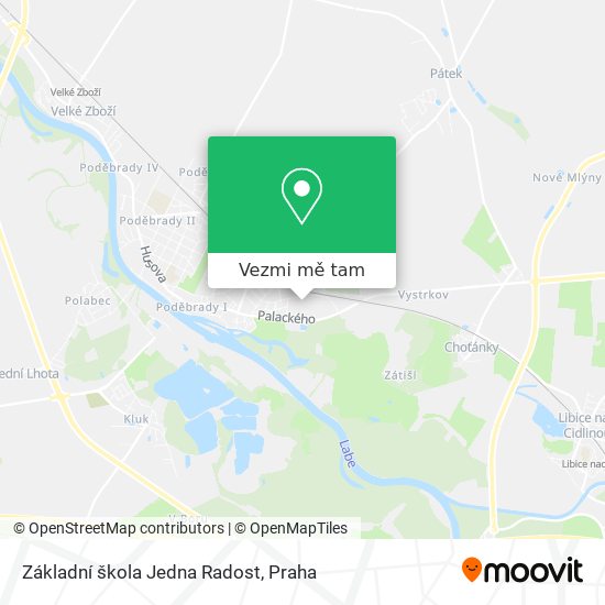 Základní škola Jedna Radost mapa