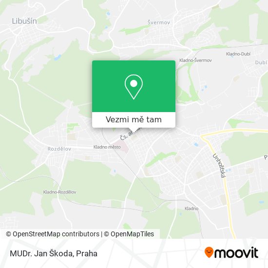 MUDr. Jan Škoda mapa
