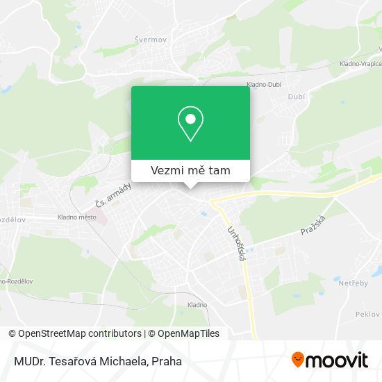 MUDr. Tesařová Michaela mapa