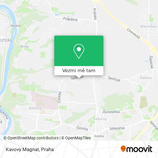 Kavovy Magnat mapa