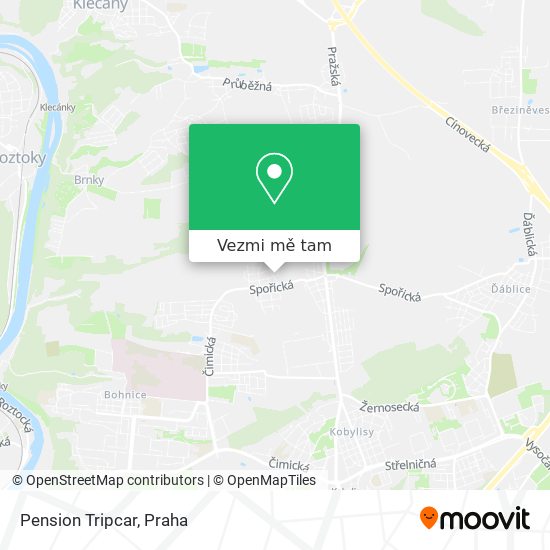 Pension Tripcar mapa