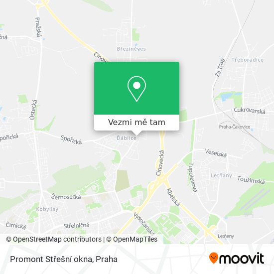 Promont Střešní okna mapa
