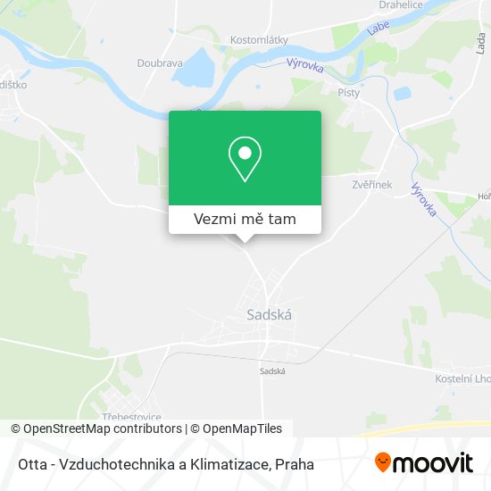 Otta - Vzduchotechnika a Klimatizace mapa