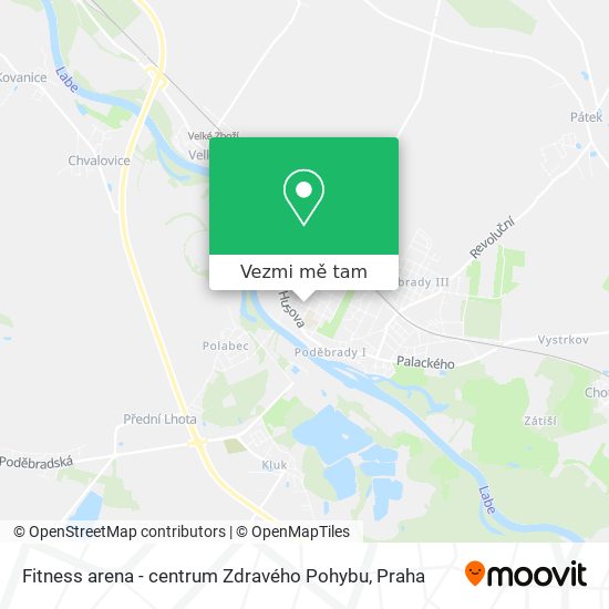Fitness arena - centrum Zdravého Pohybu mapa
