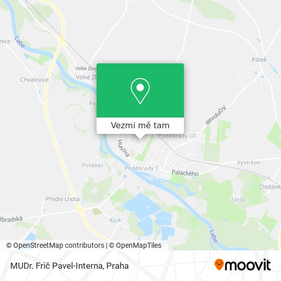 MUDr. Frič Pavel-Interna mapa