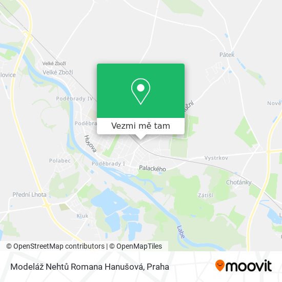 Modeláž Nehtů Romana Hanušová mapa