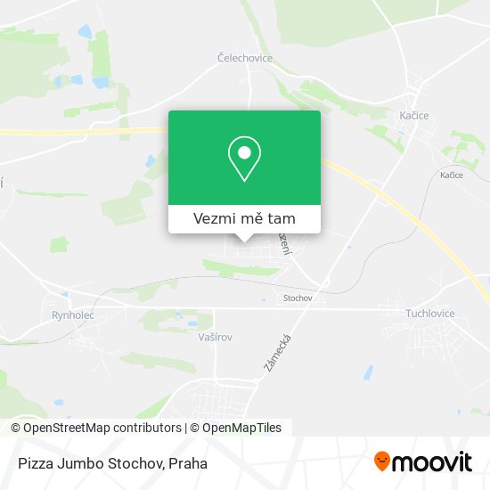 Pizza Jumbo Stochov mapa